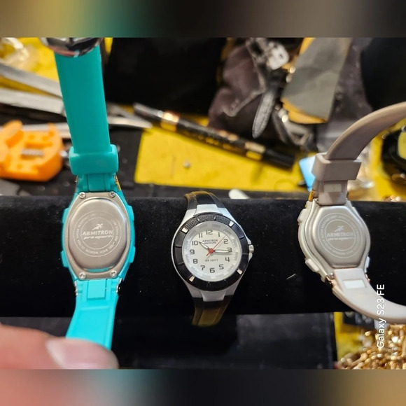 ARMITRON LOT OF 3 WATCHES